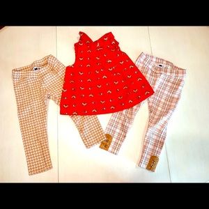 Janie & Jack sleeveless w/matching pants size 3